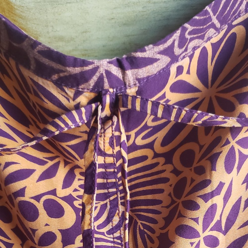 Sundance Patterned Drawstring Pants - Picture 3 of 4